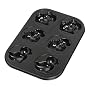 Kaiser 658964 Motiv-Backf�rmchen Tiere, Osterb�ckerei, antihaftbeschichtet, 6-er Motive 2 x Hase, 2 x Lamm, 2 x K�ken