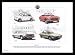 Fiat Classic Cars 500 124 Spyder 130 Coupe X 19 Art Print