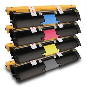 4,500 Pages - C, M, Y Konica Minolta Magicolor Compatible High Yield Laser Toner Cartridge for Magicolor 2400, 2400dl, 2400n, 2400w, 2430, 2430dln, 2430w, 2450, 2450en, 2450n, 2480mf, 2490mf, Magicolor 2500, 2500w, 2530dl, 2550en, 2550dn