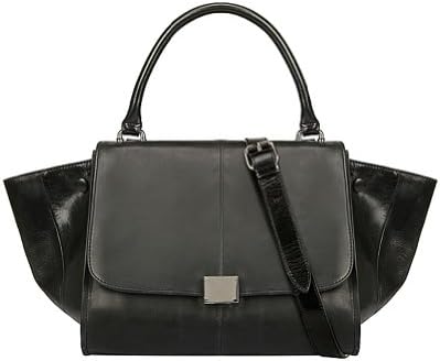 New Genuine Leather Celine Style Top Handle Satchel Handbag
