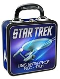 Vandor 7-1/4 by 3 by 9-1/2-Inch Star Trek Square Tin Tote, Multicolored
