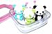 Iwako Japanese Erasers In A Mini Bento Box - Pandas (Colors May Vary) : image