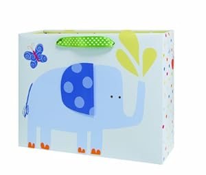 The Gift Wrap Company Large Gift Bags, Jungle Friends Boy, 12 Count