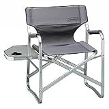 Coleman Deck Chair with Side Table - Gray