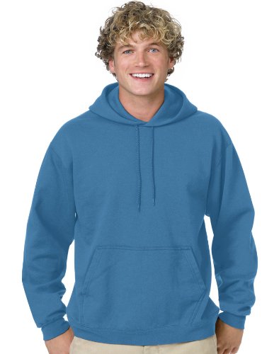 Hanes Men`s ComfortBlendÂ® EcoSmartÂ® Pullover Hoodie Sweatshirt, 3XL-Denim Blue
