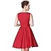 Heroecol® 50s 60s Hepburn Cap Shoulder Style Vintage Retro Swing Rockailly Dresses