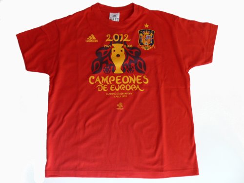 Adidas Spanien T-Shirt FEF EM 2012 Sieger Gr.XXS