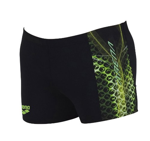 Arena Herren Badehose Ballorca, black/energy green, 8, 27577 Preisvergleich