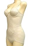 Art-Beau 2 PK $118 Lite Brown Moving Bra Bodysuit #1041 34A