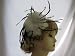 Diamond White Bridal Shoes Superb White with Black Tendrils feather Flower fascinator ,Corsage ,Set On neat hair clip and Brooch Pin .Versatile Item .Brand new item .Ideal Wedding,Ladies day ,Races ,Ascot or any Other Special Occasion .