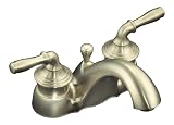 KOHLER K-393-4-BN Devonshire Centerset Lavatory Faucet, Vibrant Brushed Nickel