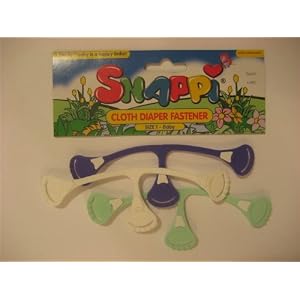 Snappi Cloth Diaper Fasteners - Pack of 3 (Mint color mix)