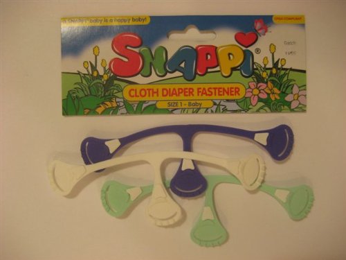 snappi cloth diaper fasteners pack of 3 mint color mix more detail click!