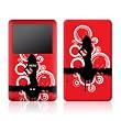 Red Groupie Design Skin Decal Sticker for Apple iPod video 30GB/ 60GB/ 80GB Player