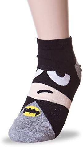 AAZZ Women's Superheroes Cute Cartoon Hero Ankle Socks Set (Big Eye Hero 5Set)