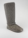 Sweater Wrapped Faux Shearling Boot