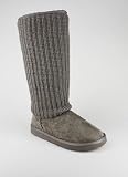 Sweater Wrapped Faux Shearling Boot