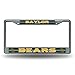Rico Industries NCAA Baylor Bears Bling Chrome License Plate Frame with Glitter Accent
