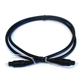 Premium Optical Toslink Audio Cable for Xbox 360, PS3, Tivo, HDTV, A/V Receiver, Cablebox, etc. 3 Feet (1Meter)