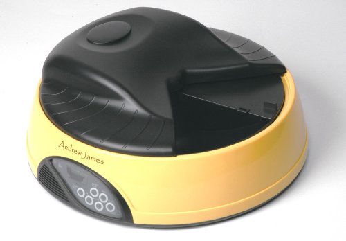 Andrew James Automatic Pet Feeder / Bowl for Cats & Dogs with voice recorder