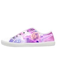 Shoes: Womens Canvas Low Top Sneakers Gats Galaxy Theme US 8