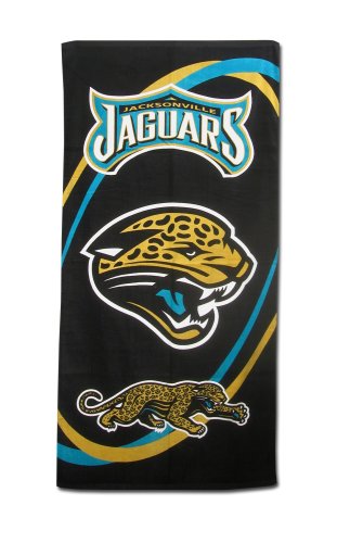 Jacksonville Jaguars Fiber Reactive Pool/Beach/Bath Towel (Team Color)