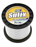 Sufix USA Superior Premium Clear Mono 1lb Spool 50lb test 1099yd