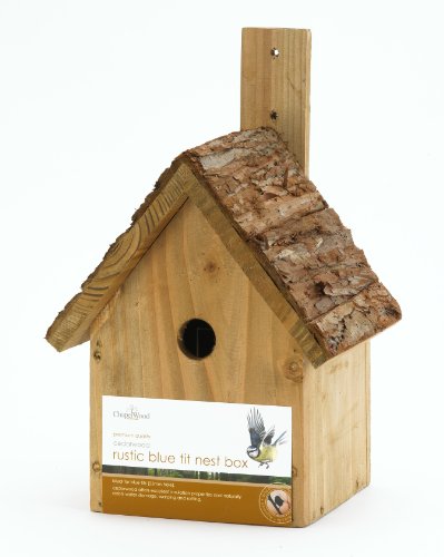 Chapelwood Blue Tit Nesting Box (rustic Cedar)
