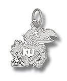 Kansas Jayhawks KU NCAA Sterling Silver Charm