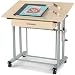 Home Styles Adjustable Drawing Craft Table with Drawer