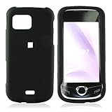 For Samsung Mythic A897 Rubberized Plastic Case- Black