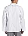 Dickies Men's Paolo Classic Chef Coat. Basic Long Sleeve with Pearl Buttons, White, Large