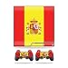 Protective Vinyl Skin Decal Cover for Sony Playstation 3 PS3 Slim Skins + 2 Controller Skins Spain Flag