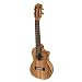 Lanikai Solid Zebrawood Concert Cutaway Ukulele with Electronics