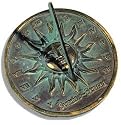 Rome RM2370 Brass Sunrise/Sunset Sundial