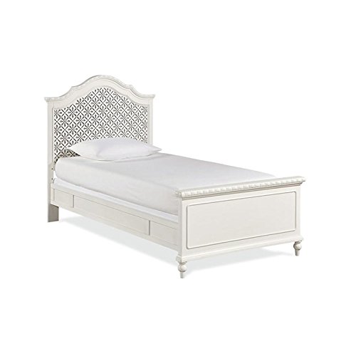 Smartstuff Bellamy The Trellis Twin Size Bed in Daisy White