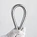 Shower Head Hoses 79-Inch Extra-long for Handheld Shower Head Sprayer Hose Extension and Hand Held Showerhead Hose Replacement with Brass Nuts Stainless Steel Chrome