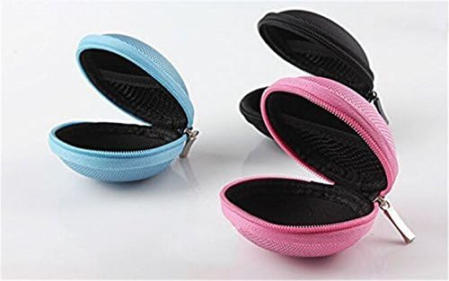 4 pcs Light Blue ,pink black blue tooth handsfree headset HARD EVA Case - Clamshell/MESH Style Inner Pocket, and Durable Exterior ,Earphone in-ear Hard Case/Bag