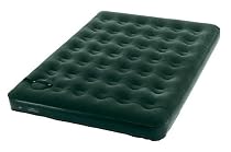 Wenzel Twin Flocked Air Bed with Built-in Comfort Adjust Manual Pump