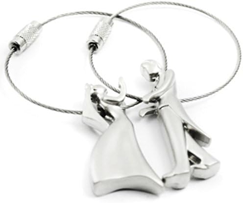 kilofly Keychain Pair - for Lovers - Cheesecake Brownie