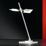 Honsel Leuchte Tischleuchte 2 flammig, Aluminium mattiert/chrom, Inkl. Citizen PowerLED