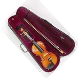 Austin Bazaar Full Size Violin 4 X 4 with Case - Natural Color