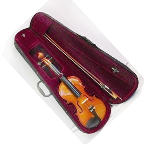 Childrens Toyshop  Musical Instruments : Austin Bazaar Full Size Violin 4 X 4 with Case - Natural Color