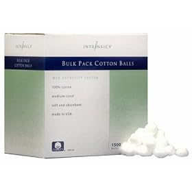 Intrinsics 100% Cotton Balls - Medium 1500-ct.