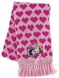 Snoopy and Lucy Kissing Pink Hearts Peanuts Scarf