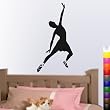 StikEez Black Large 34" Dancing Ballerina Fun Ballet Wall & Window Decal