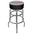 Corvette C6 Padded Bar Stool - Silver