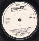 HALF AS NICE 7 INCH (7" VINYL 45) UK IMMEDIATE 1976
