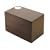 Umbra Spindle Pivoting Storage Box with Magnetic Closure - Espresso