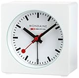 [モンディーン]MONDAINE デスククロック キューブ アラーム ホワイト A996.ALIG.10SBB